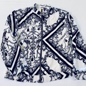 Hello Kitty Forever 21 Filigree Print Jacket - Size S